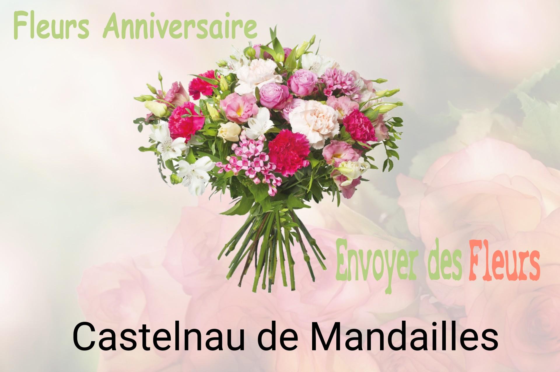 Bouquet de fleurs d’anniversaire livré à Castelnau-de-Mandailles
