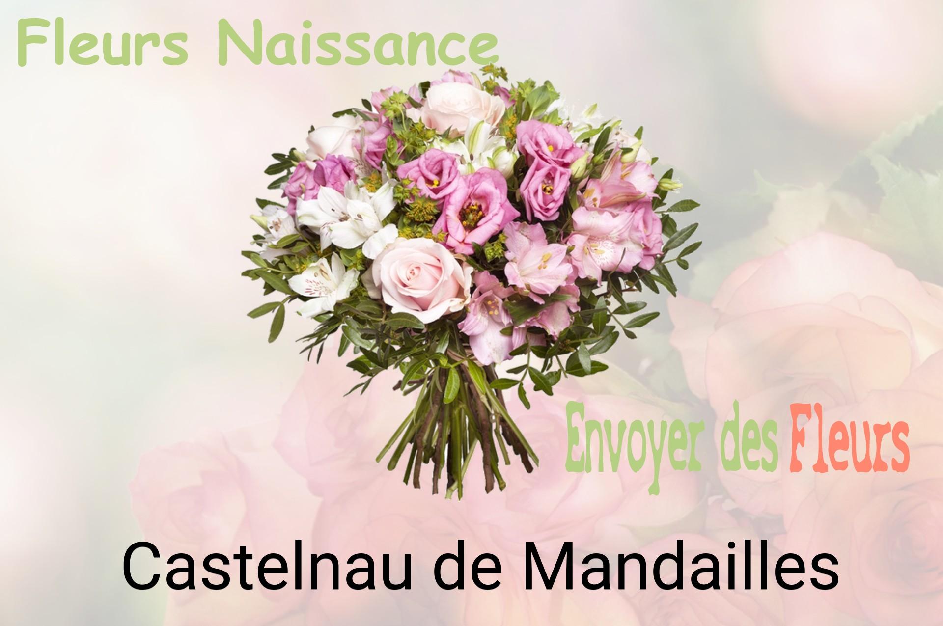 Bouquet de fleurs de naissance livré à Castelnau-de-Mandailles
