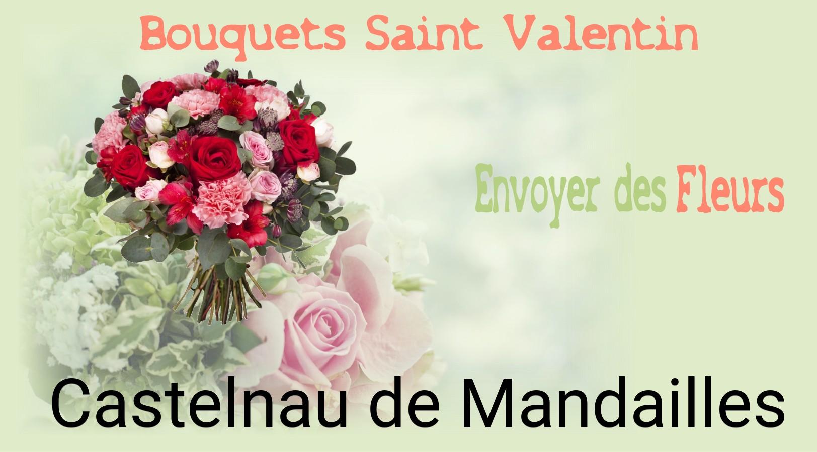 Roses de Saint-Valentin livrées à Castelnau-de-Mandailles